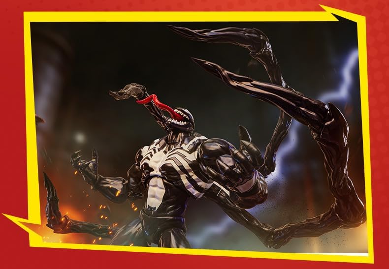 BLOKEES Marvel Rivals Venom Action Figure, 185 Pieces Model Kit, 6 Inch, 90 Points of Articulation, Ages 14+