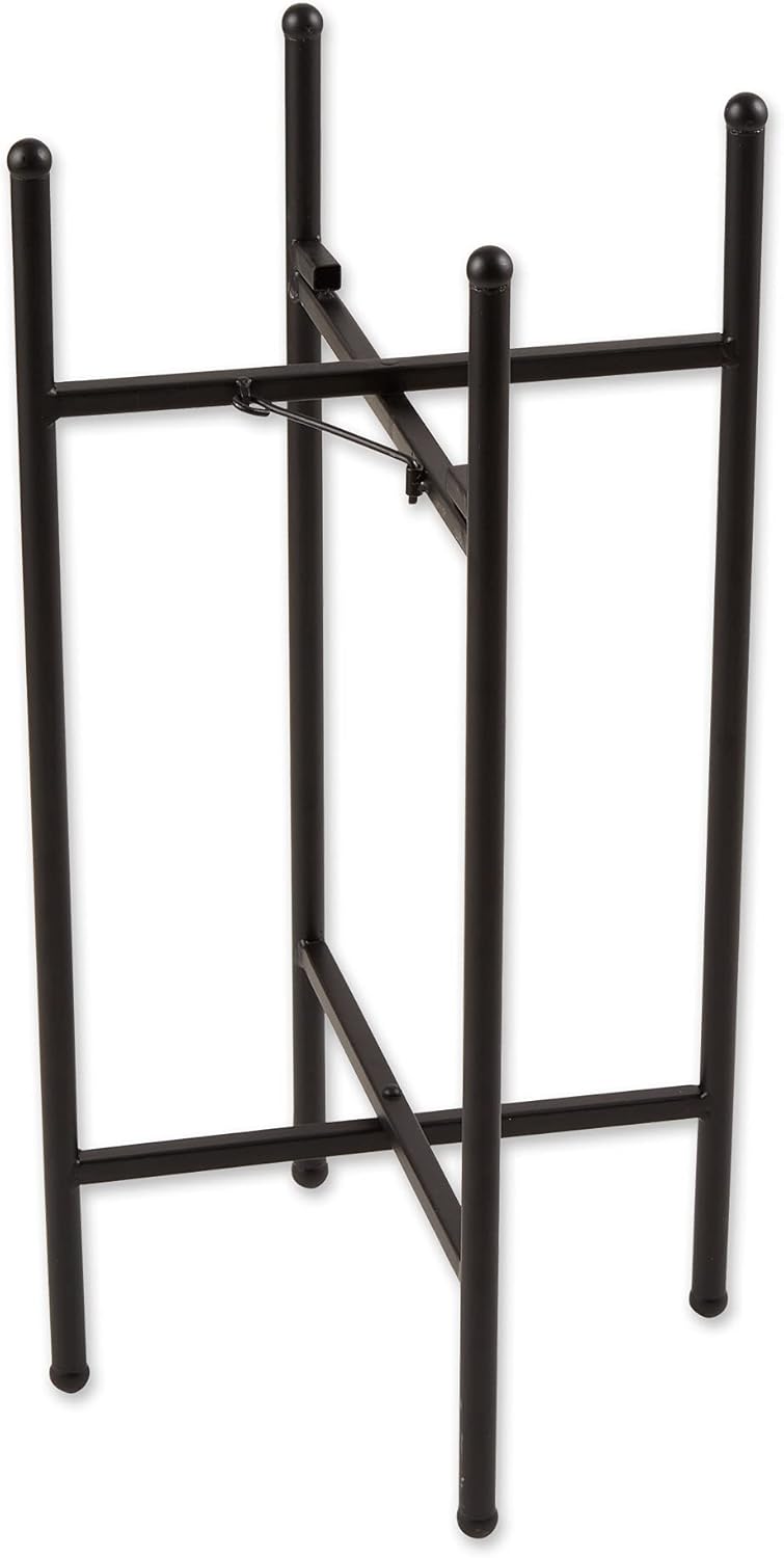 DII Bucket Plant Stand Set Indoor/Outdoor, Large, 9x9x24; Small, 8x8x19.5, Deco Waves, 2 Piece