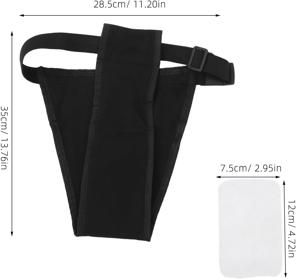 Milisten Female Dog Period Diapers Washable Reusable Puppy Dog Underwear with 3 Cotton Pads Black 2XL+XXL Breathable Protective Pet Pants for Heat Cycle and Incontinence