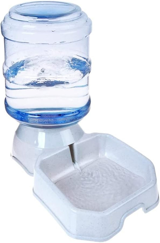 Pet Water Dispenser Station Replenish Pet Waterer for Dog Cat Animal Automatic Gravity Water Drinking Fountain Bottle Bowl Dish Stand Pet Water Dispenser (Color : Waterer+Feeder) (Waterer)