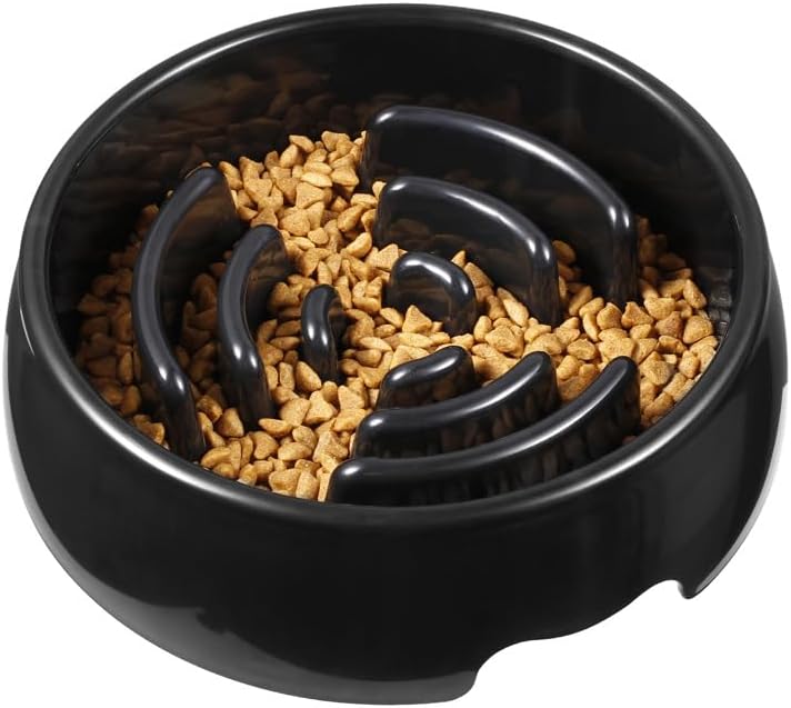 Slow Feeder Dog Round Bowls Stop Bloat Bowl Anti-Choking for Large Medium Dogs