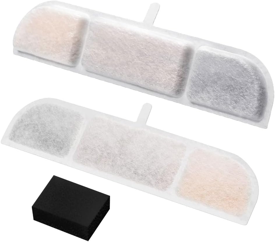 6PCS Cat Fountain Filter Sponges Dog Water Dispenser Filtration System Filters
