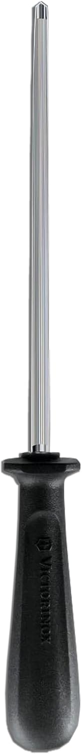 Victorinox Swiss Army Cutlery Swiss Classic Fibrox Honing Steel, 10-Inch, Multicolor (6.8002.US1)
