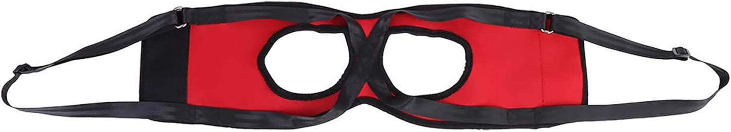 2 Types Dog Support Harness Dog Aid Harness Dog Sling Walking Aid Pulling Vest for Injured Old Dogs Front and Hind Legs (Red Front Legs M)