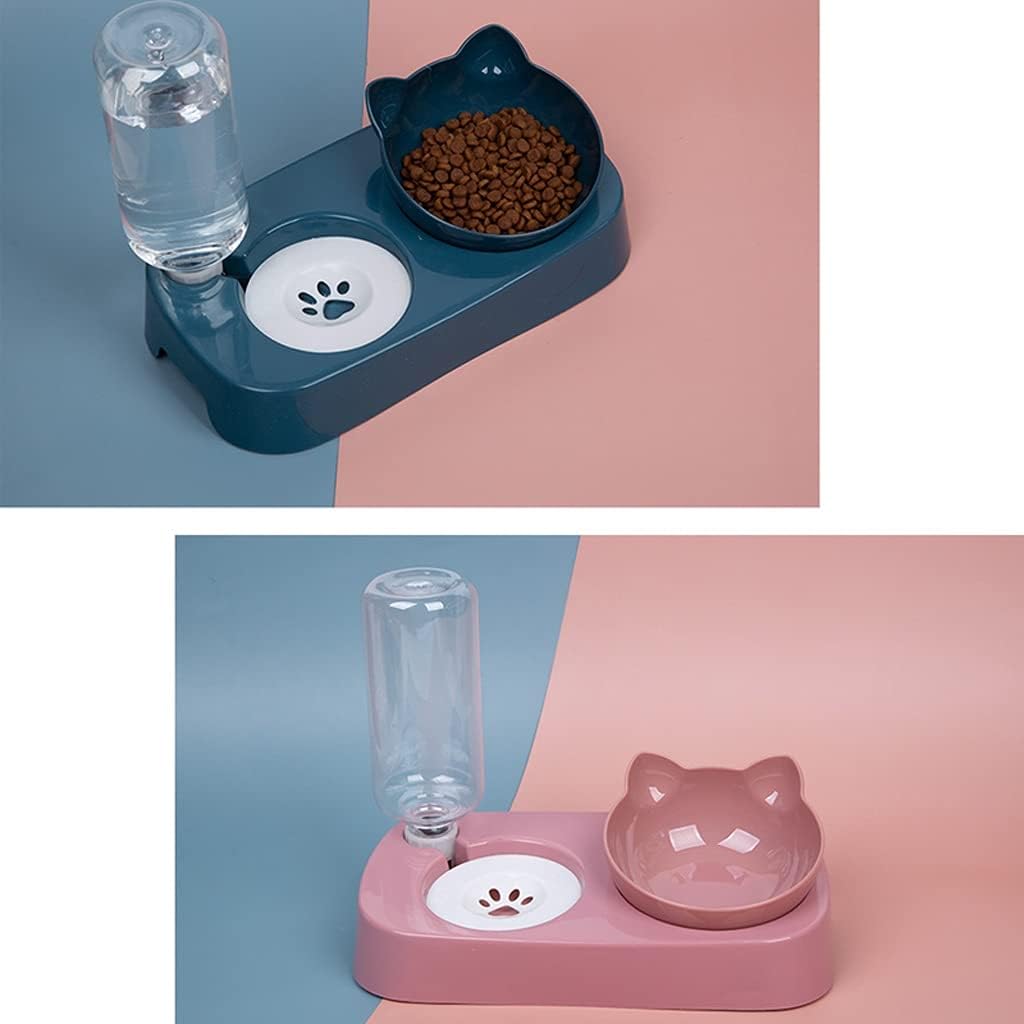Pet Elevated Bowls Durable Double Dog Bowls Raised Stand Feeding & Watering Supplies Dog Feeder Pet Supplies (Color : B) (C)