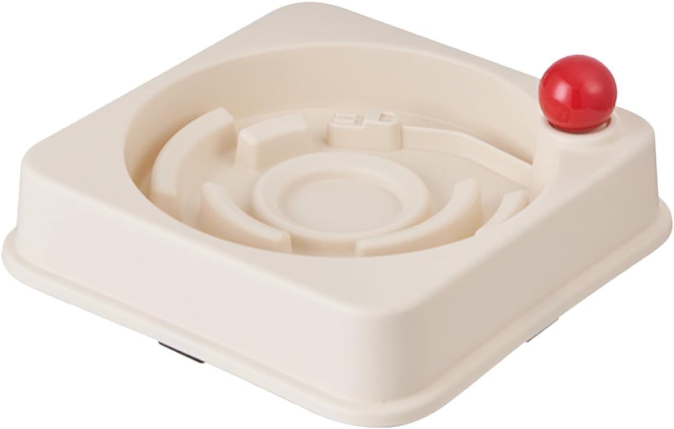 Slow Feed Cat Dish - Non-Slip Puzzle Bowl, Anti-Choking Design Ensuring Safe Meals, Practical Feeding Tool for Small Pets, Perfect for Mealtime, Healthy Eating, Training, and Controlled Eating