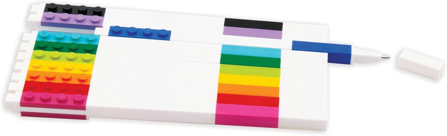 IQ LEGO Stationery 10 Pack Gel Pens (53100), Ages 6+, includes 10 gel pens