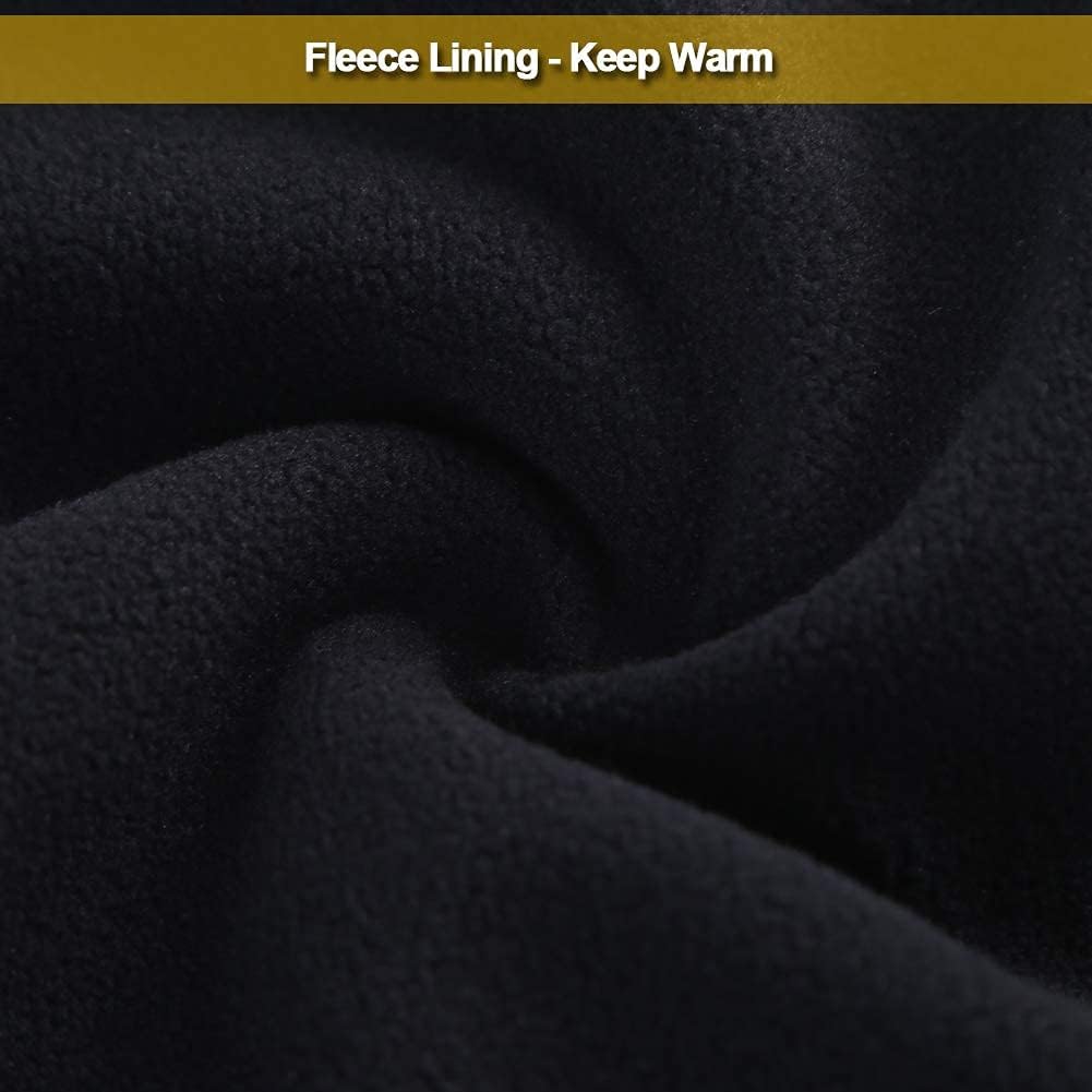 Cold Weather Balaclava Ski Mask, Water Resistant and Windproof Fleece Thermal Face Mask, Cycling Motorcycle Neck Warmer Hood Winter Gear for Men Women