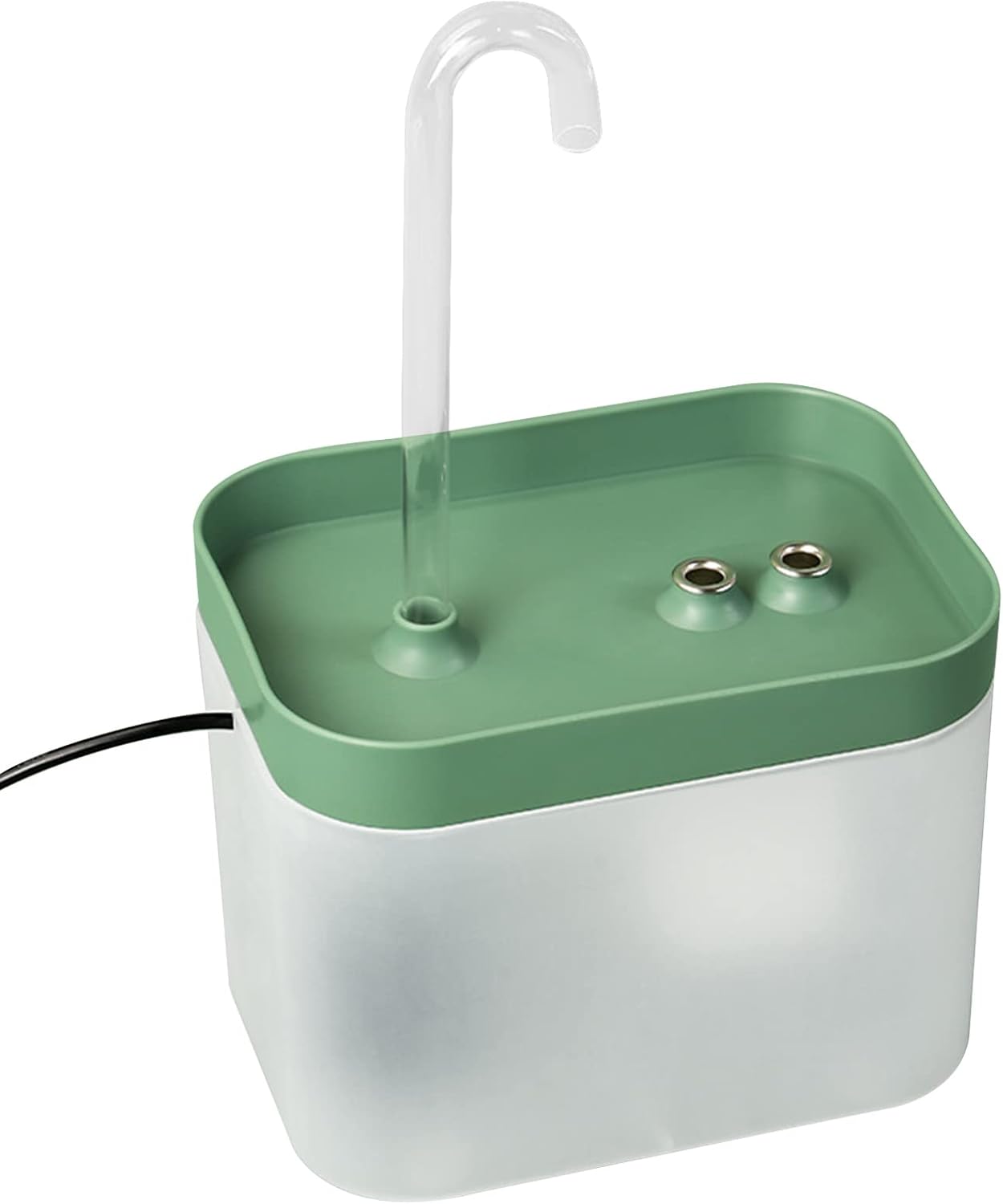 for Cat Water Fountain, for Cat Fountain Dog Water Dispenser 51oz Water Capacity Silent Quiet Automatic Drinking Water Bowl with Sponge Filter, T and GN