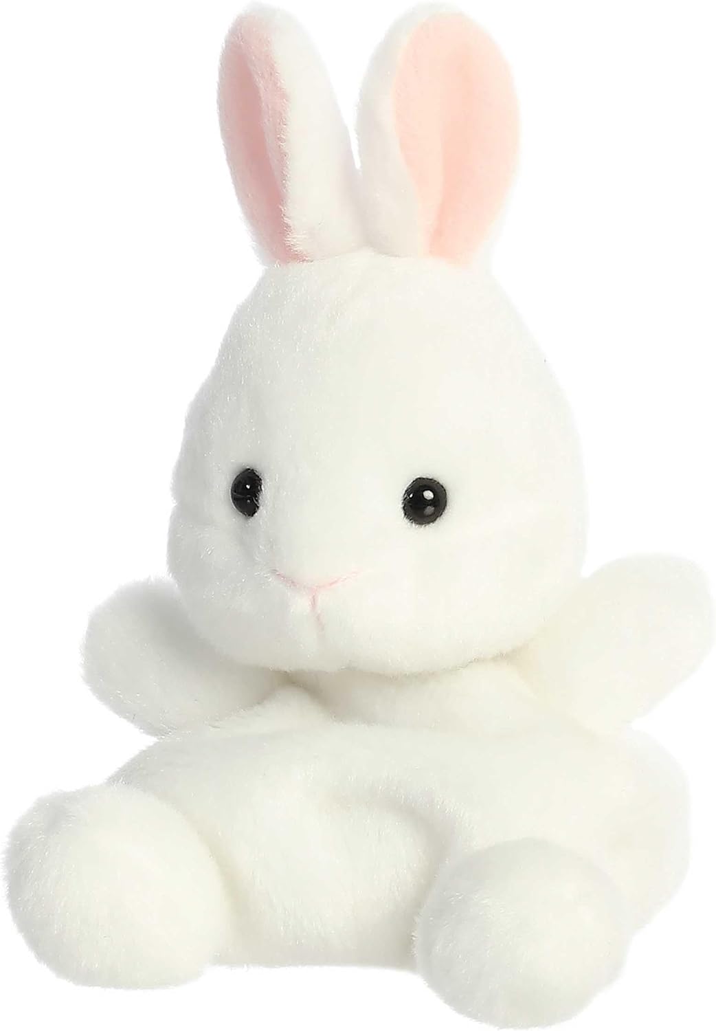 Aurora® Adorable Palm Pals™ Cottontail Bunny Stuffed Animal - Fun Collectible Plush for Kids and Adult Collectors - Perfect for Decorating Rooms and Birthday Gifts - White 4.5 Inches