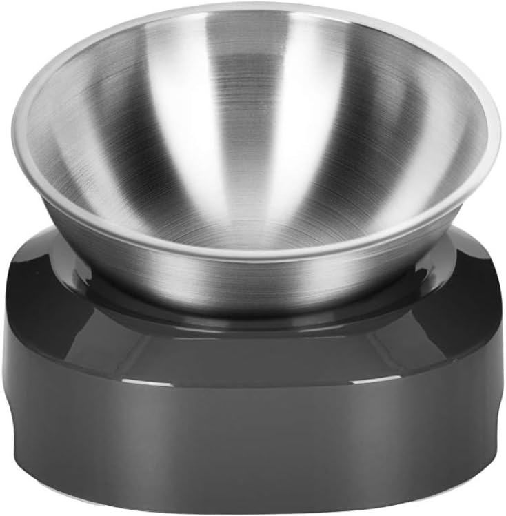 Dog Cat Bowls with Raised Stand Pet Food Water Feeder 15° Tilted Platform Non-slip Puppy Kitten Drinking Dispenser pet rubber dog toy dog fetching toy interactive outdoor dog flight flying saucer 18