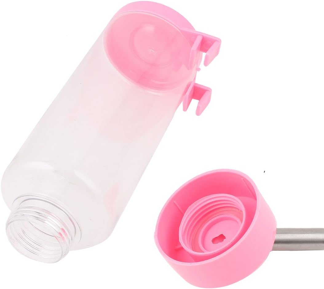 Plastic Pets Dog Hanging Fountain Bottle Water Feeding 500ml Pink (id: 91d cdb 166 662 0d0