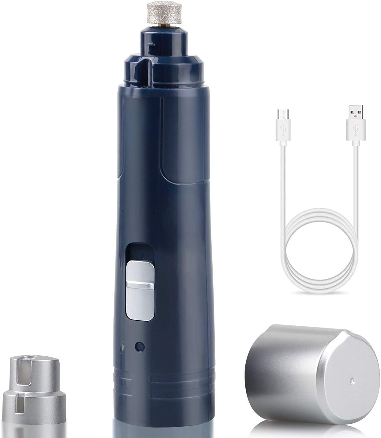 Pet Fountain 3L Clear Cat Water Fountain and Rechargeable 2 Speed Dog Nail Grinder Pet Water Dispenser