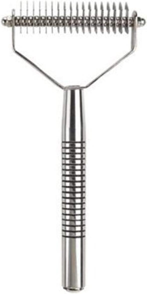 Oster Dog Rake and Shedding Brush, 18-Tooth Coarse, Wide (078928-300-000)