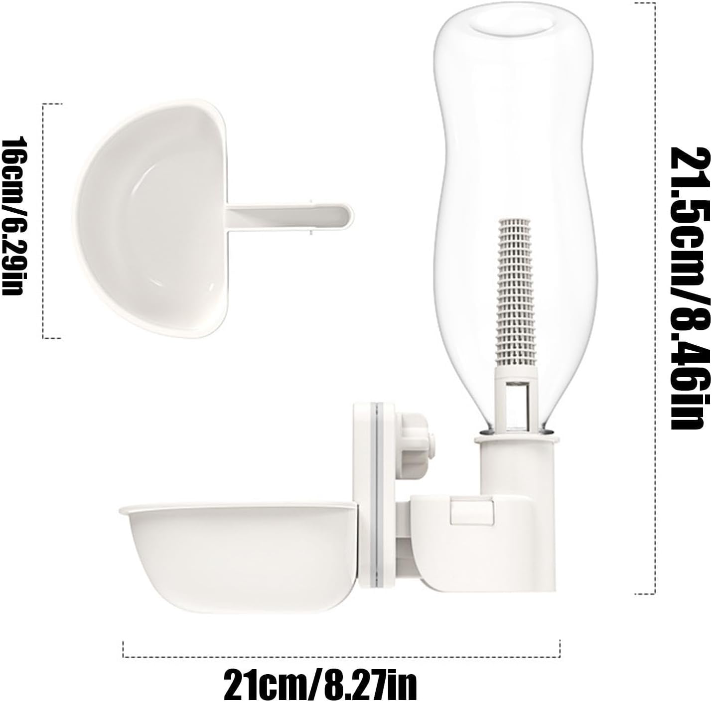 Portable Animal Waterer, Small Pet Drinking Bottle, with Water Dispenser, Pet Water Bottle Feeder Cage Use, Compact Watering Bottles with Smart Style, Pets Drinking Bottles for Hamster
