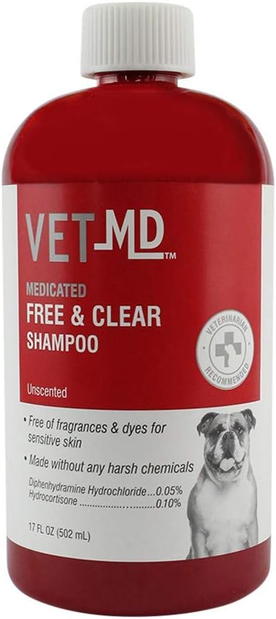 Medicated Shampoos and Sprays for All Dogs Best Medicated Shampoo for Dogs with Sensitive Skin Free & Clear Shampoo | Medicated Dog Shampoo for Pets