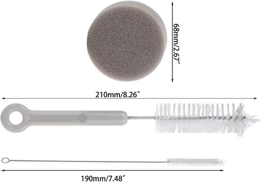 cat Water Brush, 3pcs Cleaning Brush Set Pet Cats Drinking Fountains Water Pump Pipe Tube Bottle Cleaner Tool Dog Cats