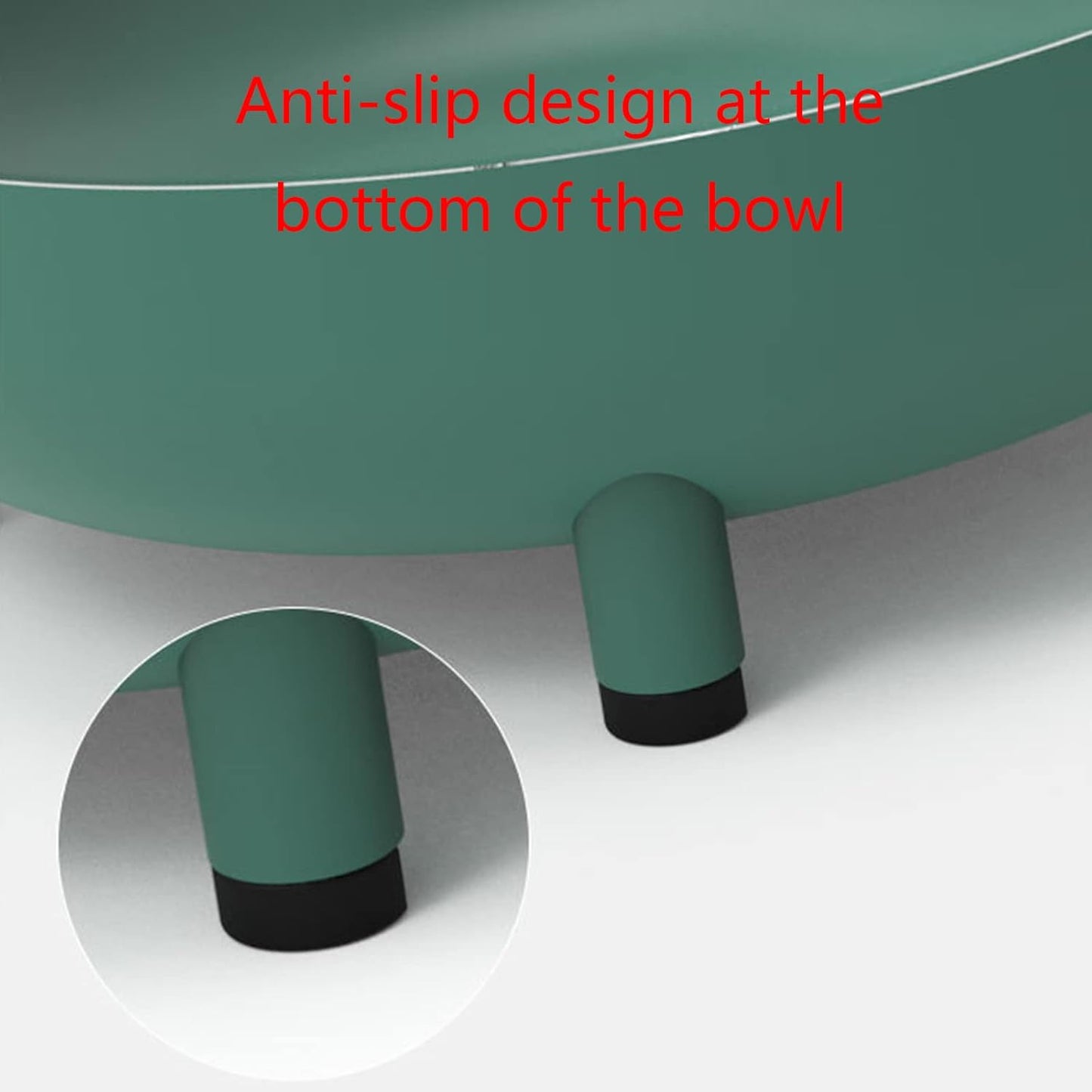 Tilted Raised Cats Food Bowl Neck for Protection Anti Vomiting Elevated Slanted Stand Stainless Steel Bowls F Food Tilted Cute Stainless Steel Anti Vomiting Fatigue Plastics Pet Bowl Dog