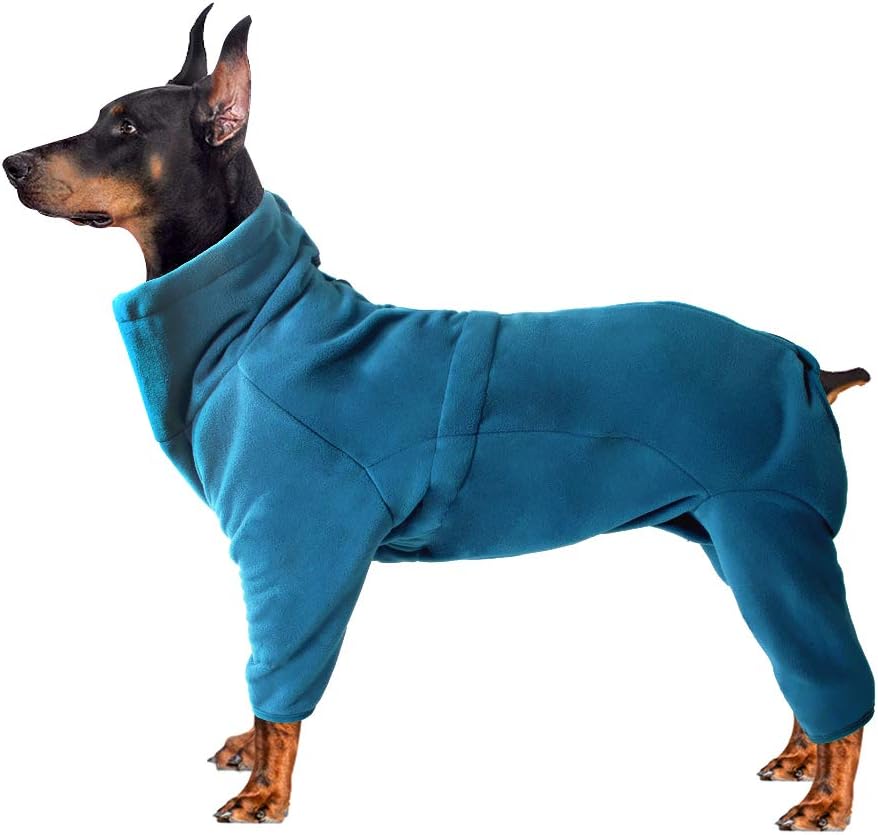 Winter Coat Dog Anxiety Relief Dog Comfort Soft Fleece Pullover Pajamas for Walking Hiking Travel Sleep XXXL Turquoise Green