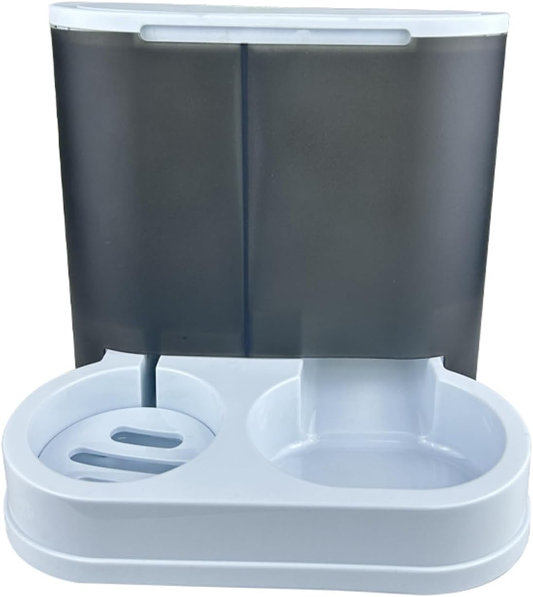 Dog Feeding Double Bowl Automatic Cats Food Container Water Dispenser for Cats Dog Food Feeding Bowl Pet Watering Supply Large Capacity Pet Feeders