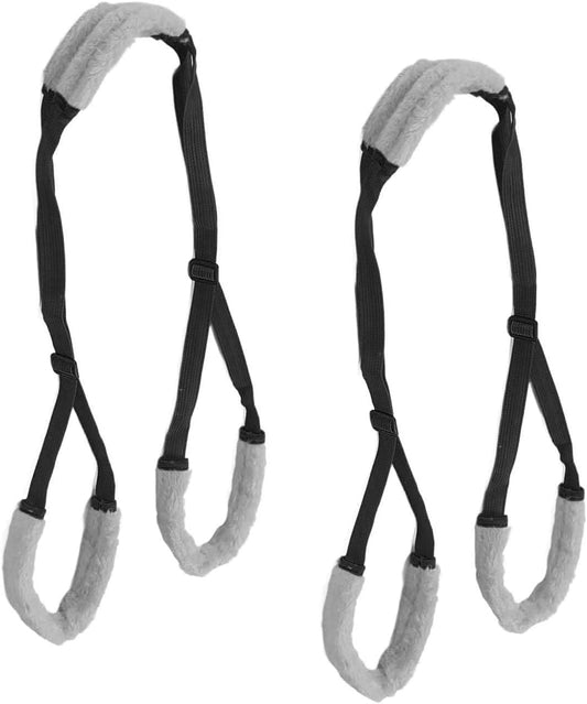 2Pcs Dog Mobility Aids for Walking, Pet Support Harness for Back Legs Disabled Injured Pets Adjustable Easy to Wear Hind Leg Sustain Tool