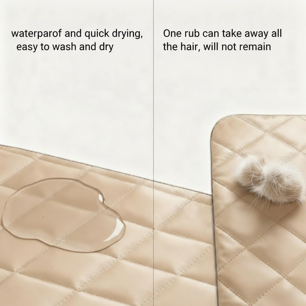 Dog Crate Pad 2-Pack, 24x18 Inch Waterproof Dog Crate Mat with Non-Slip Bottom, Durable Kennel Pad for Dogs, Washable Pet Bed Mat for Cage, Crate & Car