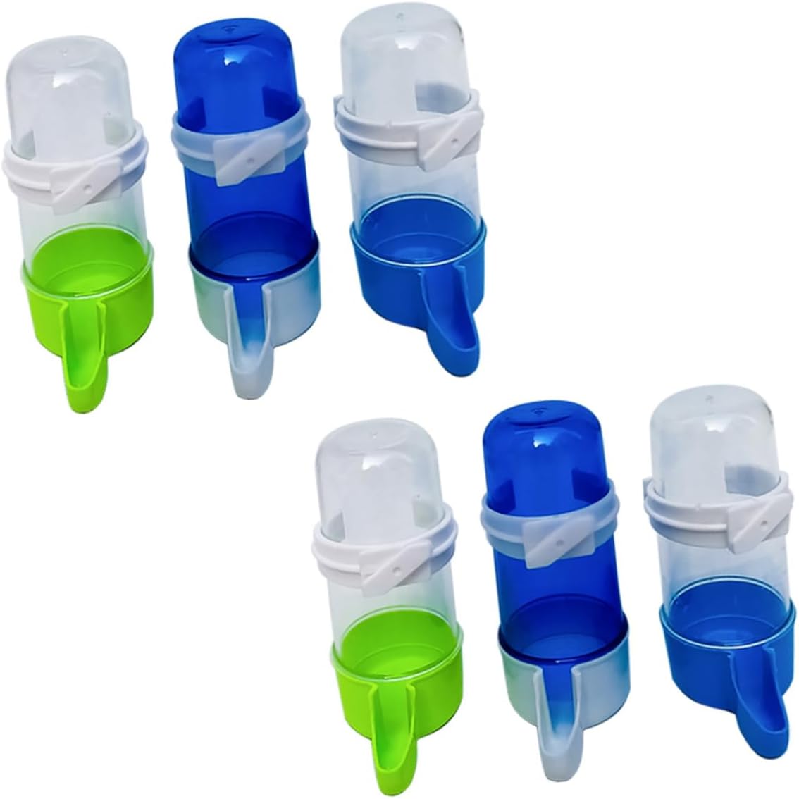 Automatic Bird Water Dispenser Leakproof Pet Drinking Fountain for Small Birds Parrots Cage Water Bowl 5.11X2.55X1.77 Inch Easy Installation Durable Hydration Solution