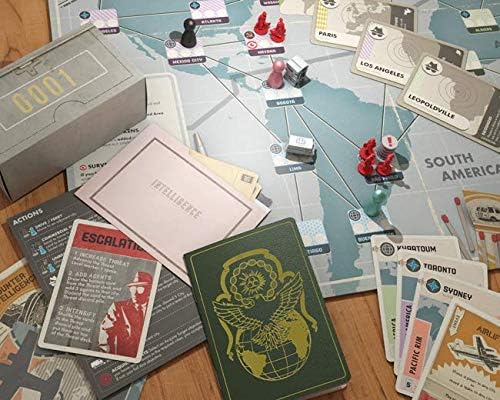 Pandemic Legacy Season 0 Board Game - Uncover Cold War Secrets and Save Humanity! Cooperative Strategy Game for Family Game Night, Ages 14+, 2-4 Players, 60 Minute Playtime, Made by Z-Man Games