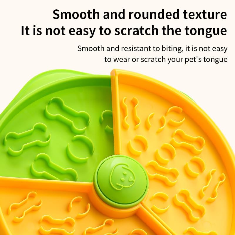 Slow Feeder Dog Bowls,Double Layer Anti-Choking Puzzle Dog Food Bowls, Non-Slip Interactive Puzzle Feeder, Interactive Feeding Slow Down Eating, Suitable for Small/Medium/Larger Dogs