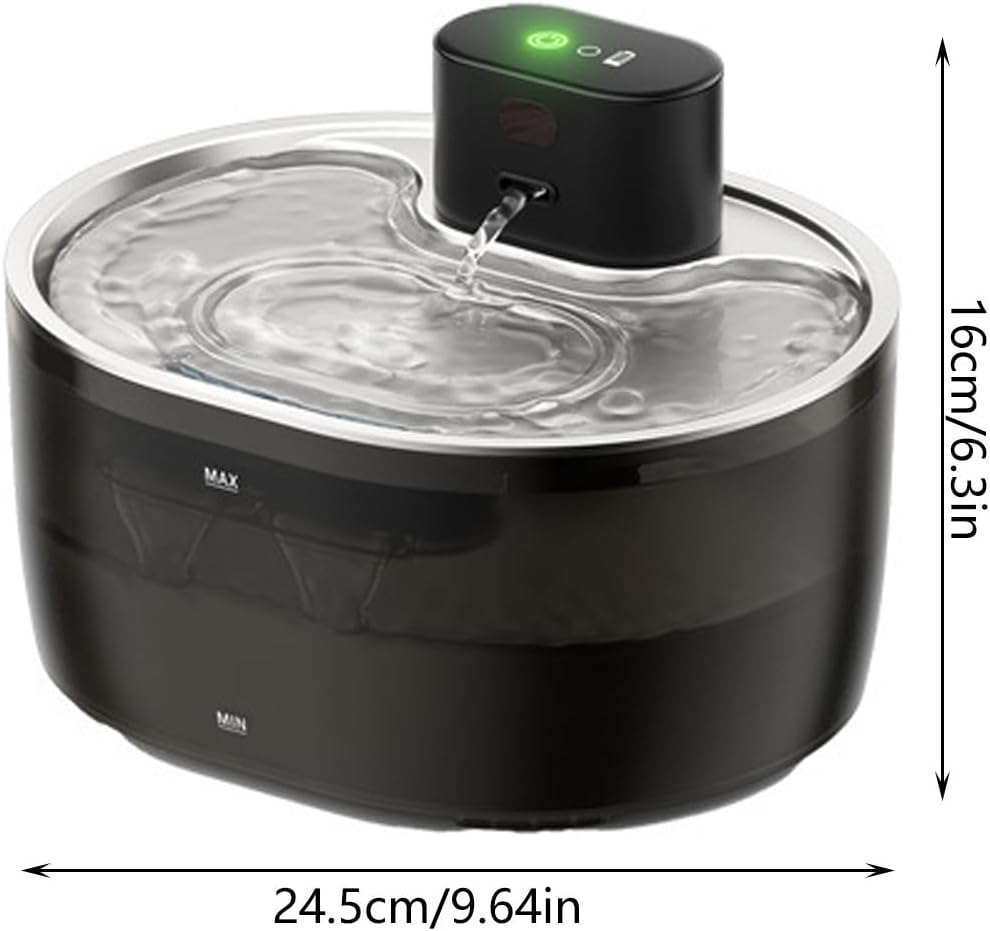 Water Dispenser for Pet Cats and Dog Automatic Fountain Safe Large Capacity Quilet Watering Bowl for Home Fountain for Dog