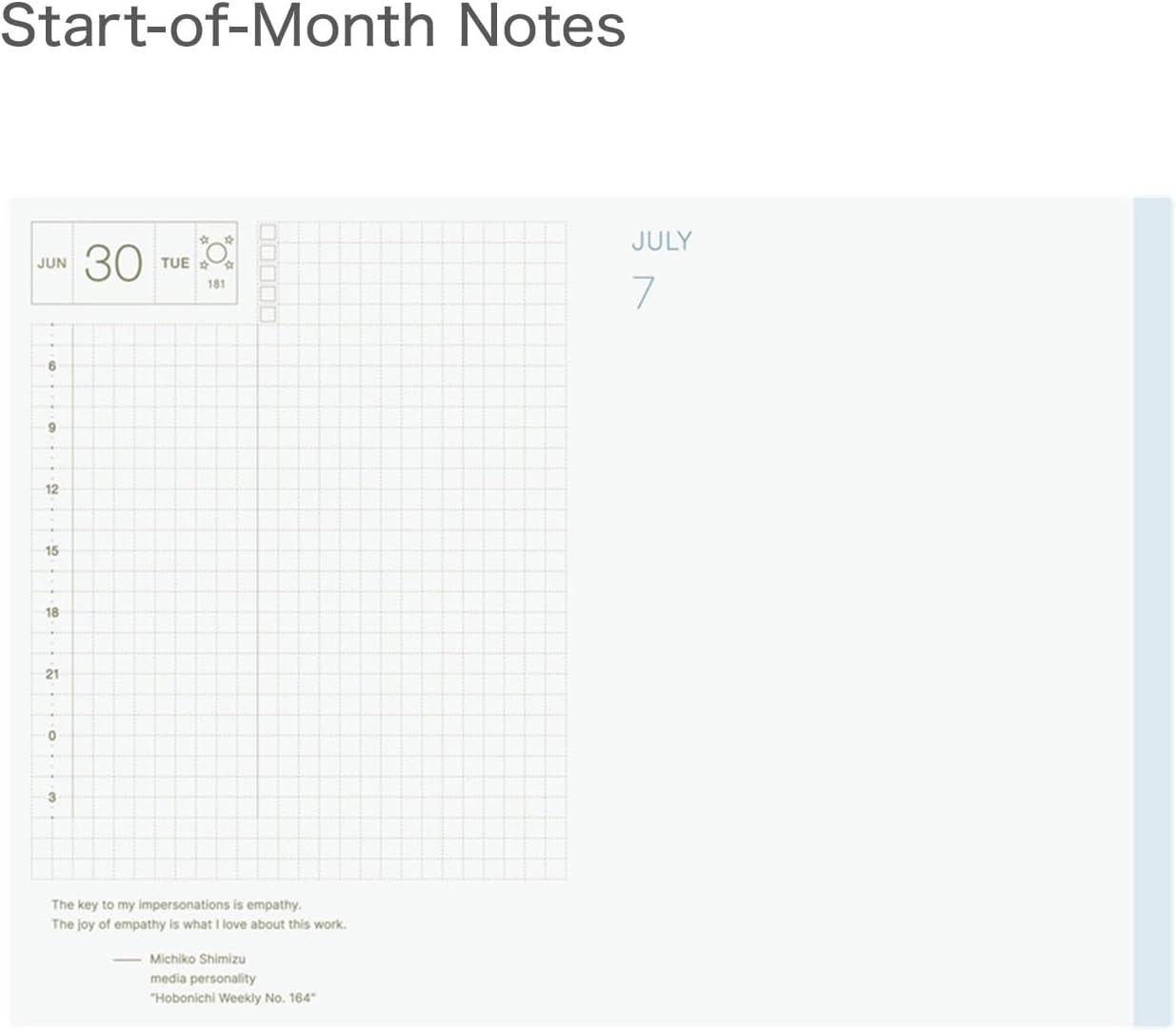 Hobonichi Techo 2026 Original Book – A6, English, Daily, January Start, Monday Start, Planner