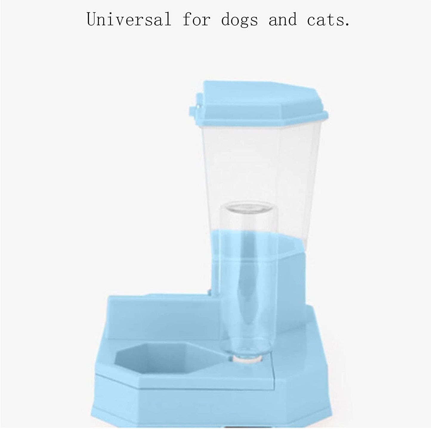 pet Water Dispenser 2 in 1 Pets Automatic Water Feeder 2.5L/0.5L Automatic Dog Feeder Cat Water Dispensers Unplugged Feed Water Pet Supplies for Small Medium Large Cat Dog cat Fountain