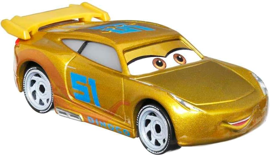 Disney Cars On The Road Diecast Metallic Dinoco Racing Center Cruz Ramirez