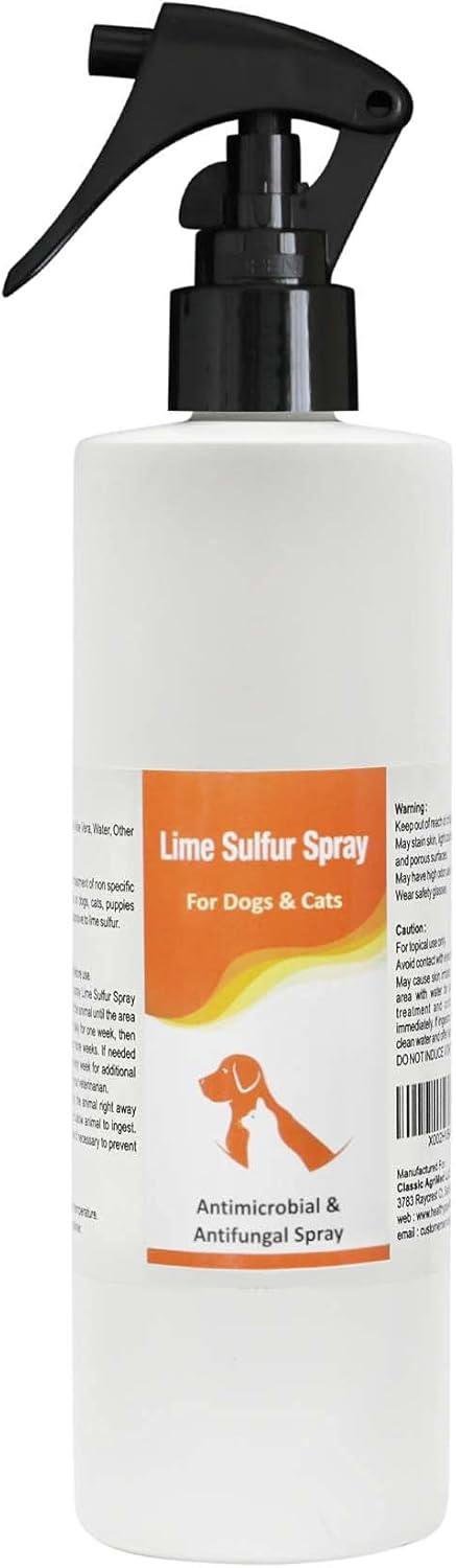 Bundle - 2 Items: Classic's Lime Sulfur Shampoo (8 oz) and Classic's Lime Sulfur Spray (8 oz)