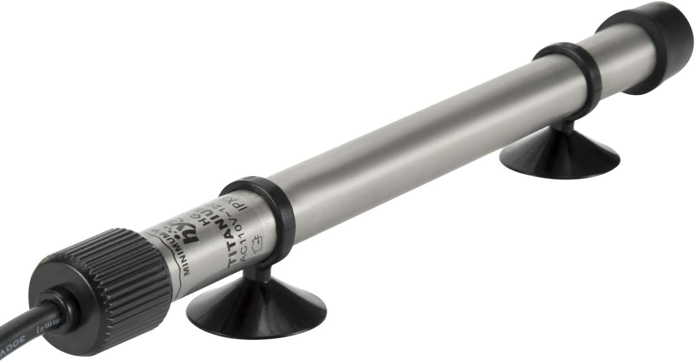 hygger 802 Aquarium Titanium Heater Rod Fish Tank Heating Element Replacement Heater Tube (Controller Excluded) 200W