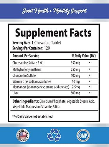 PET SUPPLEMENTS & NUTRITION LLC Dog Joint and Hip Treat - Dog Hip and Joint Health Formula - Stiff Joint Solution - Stronger Bones - Relief - Dog glucosamine Pills - 3 Bottles (360 Treats)