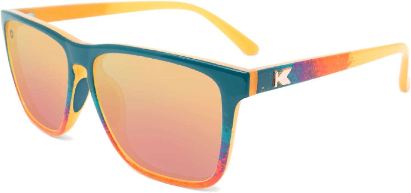 Knockaround Fast Lanes Sport Polarized Lightweight Sunglasses for Men & Women - UV400 Protection - Running