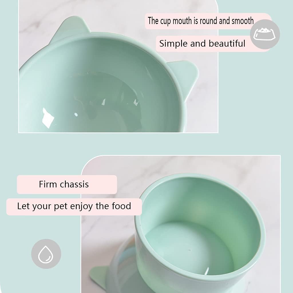 Tilted Raised for Food Bowl Neck for Anti Vomiting 45 Degree Elevated Slanted Stand Bowls