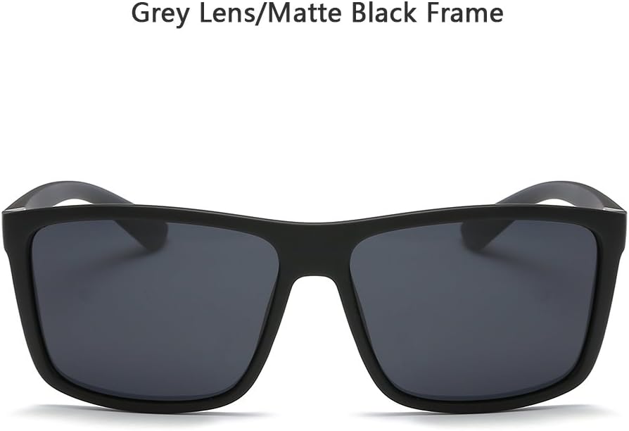 Polarized Sunglasses for Men Driving Mens Sunglasses Rectangular Vintage Sun Glasses for Men/Women