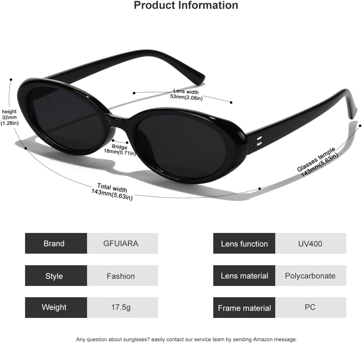 Oval Sunglasses for Women Men Fashion Small 90s Style Sun Glasses UV400