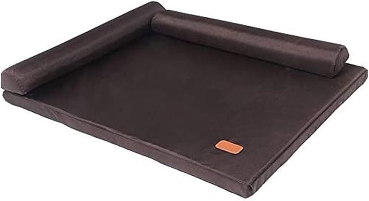 Plush Sofa Orthopedic Dog Bed Ergonomic Cradle Contour Lounger Mid Century Modern Bed Frame and Outdoor Travel Bed for Dogs and Cats - Multiple Styles Sizes (XL)