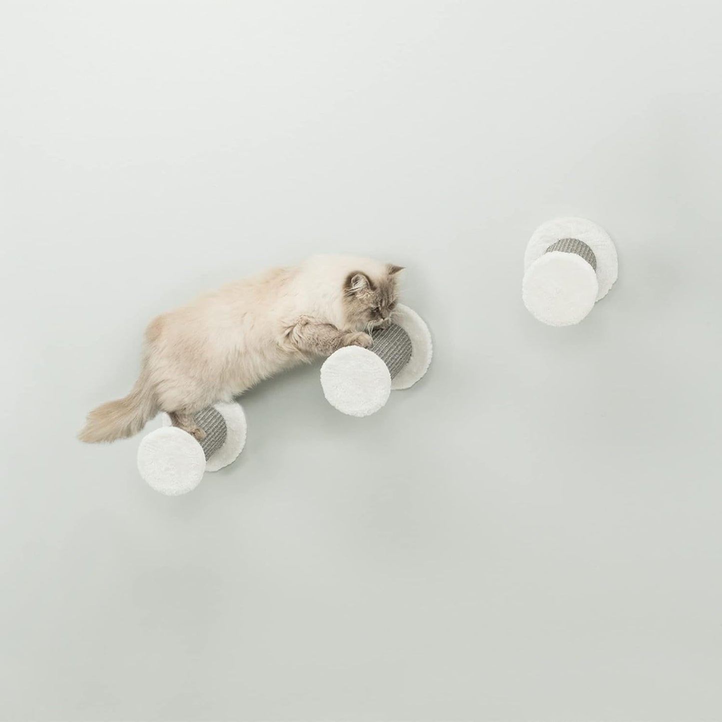 Trixie Wall Mount XXL Cat Climbing Steps, Cat Furniture, Scratching Post, 3pcs, Gray