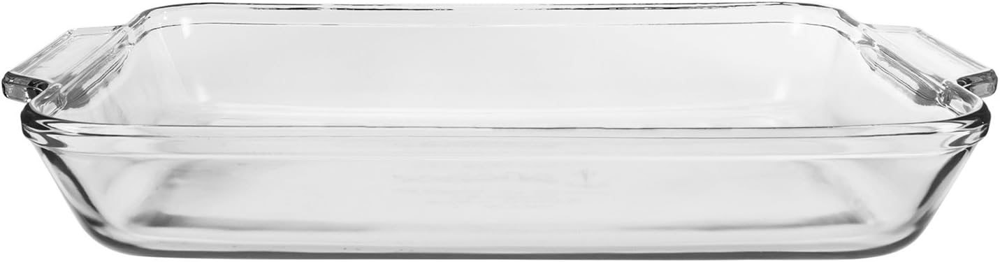 Anchor Hocking Glass Baking Dishes for Oven, 2 Piece Set (2 Qt & 3 Qt Glass Casserole Dishes)