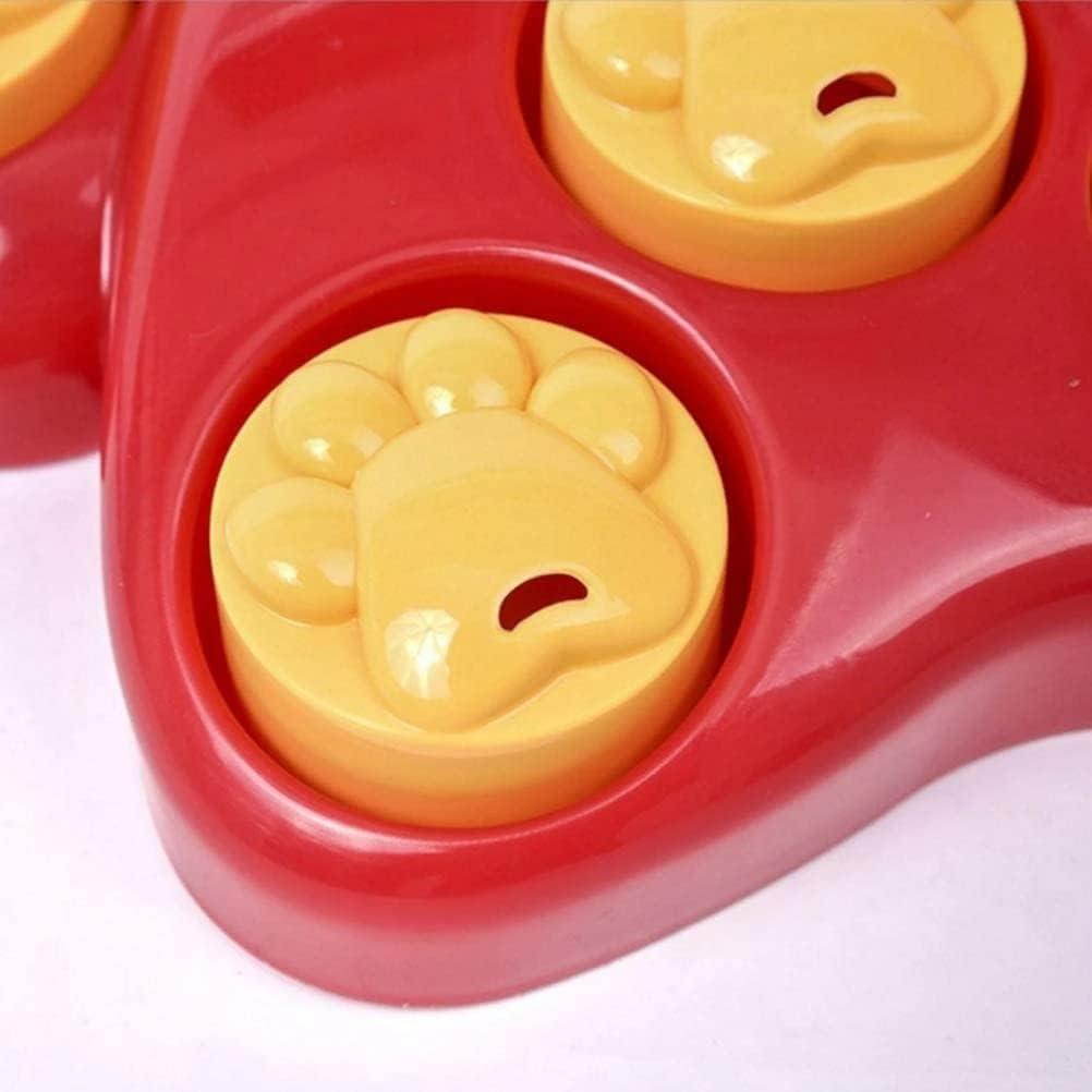 Pet Puzzle Toy IQ Treat Bowl, 2in1 Puppy Toys and Slow Food Bowl, Pet Intelligence Toys (Color : A, Size : 255cm)