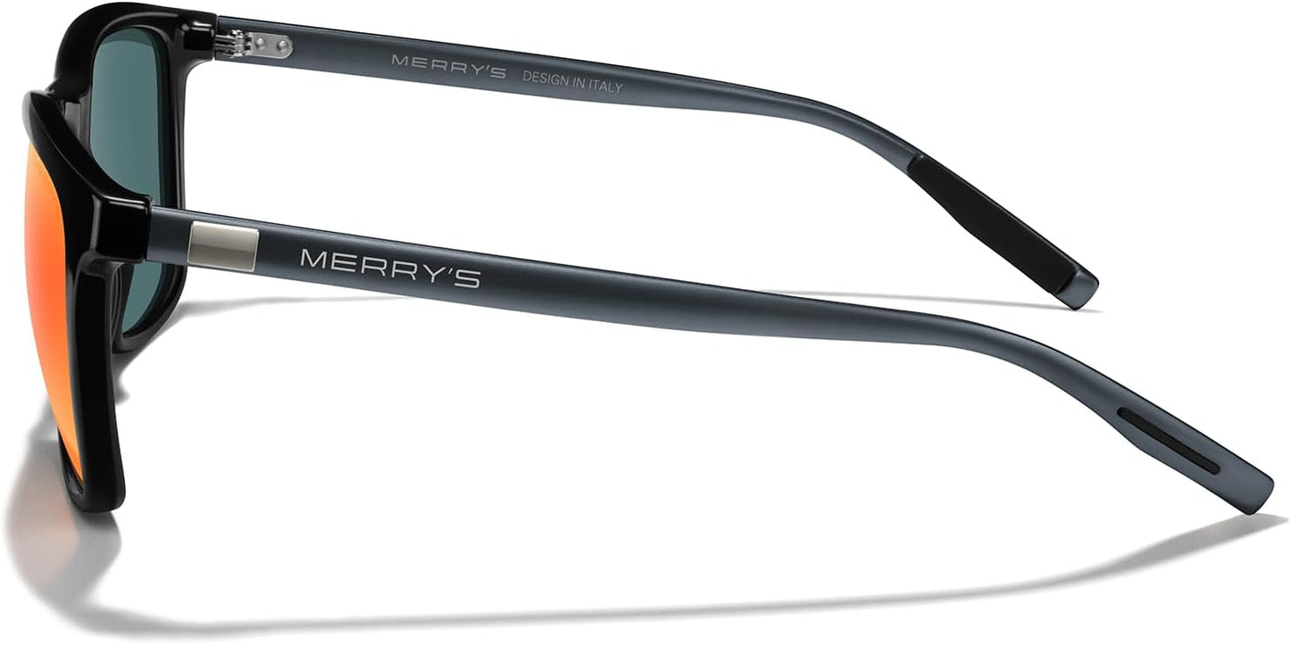 MERRY'S Unisex Polarized Aluminum Sunglasses Vintage Sun Glasses For Men/Women S8286