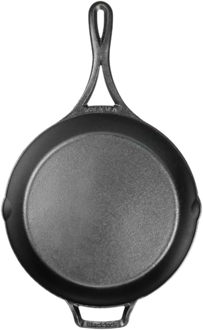 Lodge Blacklock 10.25" Triple Seasoned Cast Iron Skillet - Lightweight - Easy Cleanup - Premium Cookware