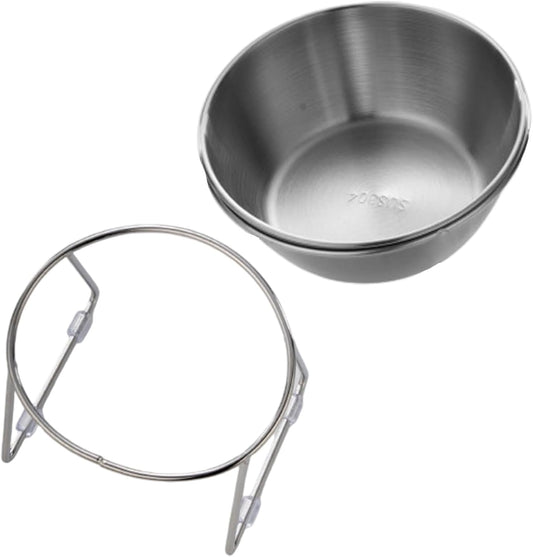 Adjustable Elevated Dog Bowl Stand with Feeders Dishes for Most Dogs Size Heavy Duty Food Dish ABS Stainless Steel Pet