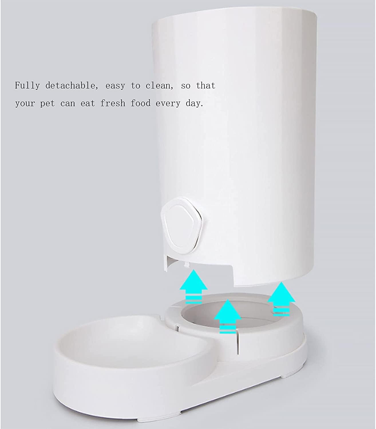 2 Pack Automatic Cat Feeder and Water Dispenser in Set,2.5L Gravity Pet Food Feeder and Water Dispensers for Cats Dogs Feeding Drinking cat Fountain