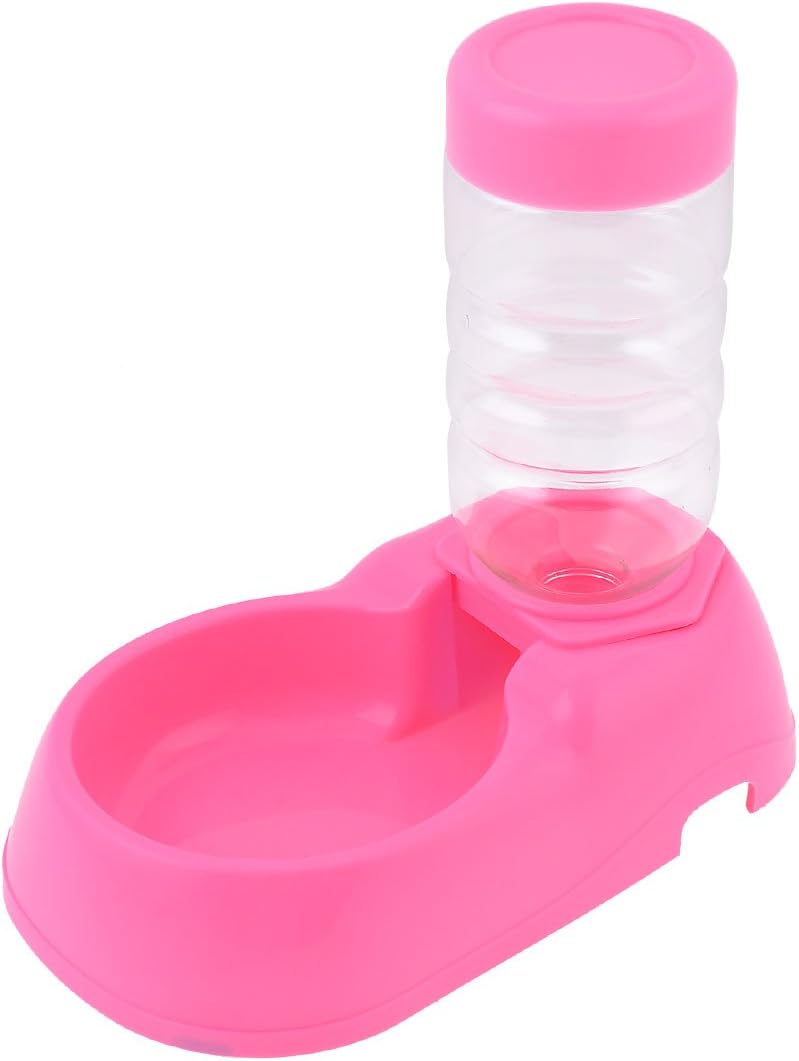 Refilled Pet Dog Cat Water Drinking Feeder Fountain Bottle Pink (id: 9eb 12a 61e 426 d82