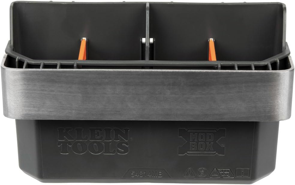 Klein Tools 54814MB MODbox Tool Carrier, Modular Tool Storage System Side Mounting Accessory, Easy One-Handed Attachment and Slim Profile